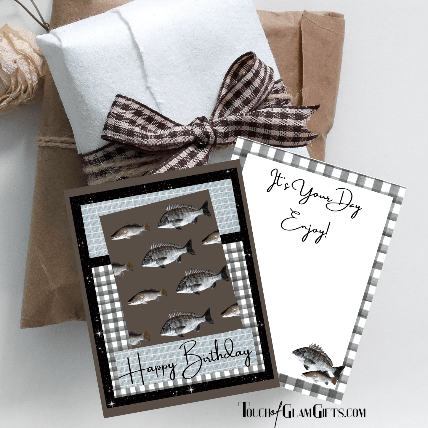 Men's Happy Birthday Card for Fishermen