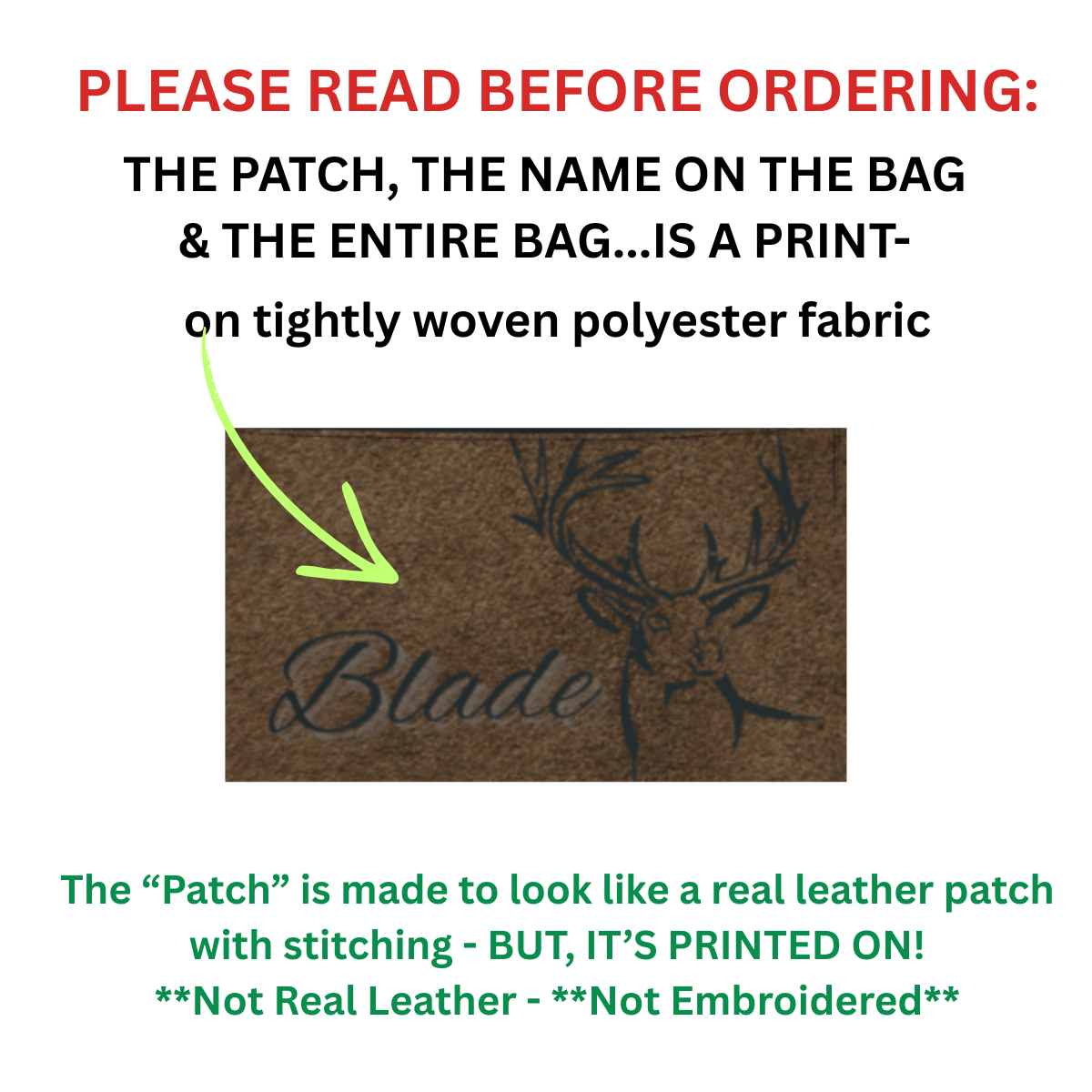Personalized School Backpack – Custom Name Boy School Bag Black Brown Hunting Theme Bookbag