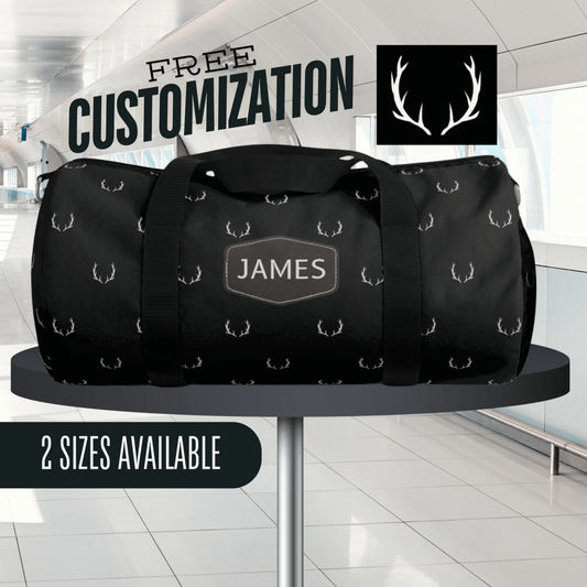 Weekender Bag for Men Deer Hunter Personalized Duffel Bag