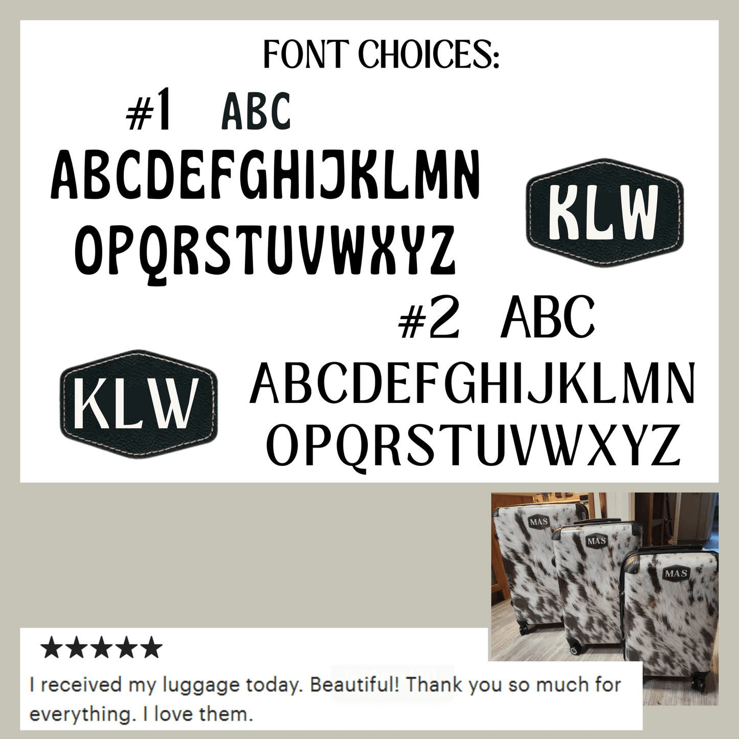 Checkerboard Luggage Set for Her Personalized Suitcase