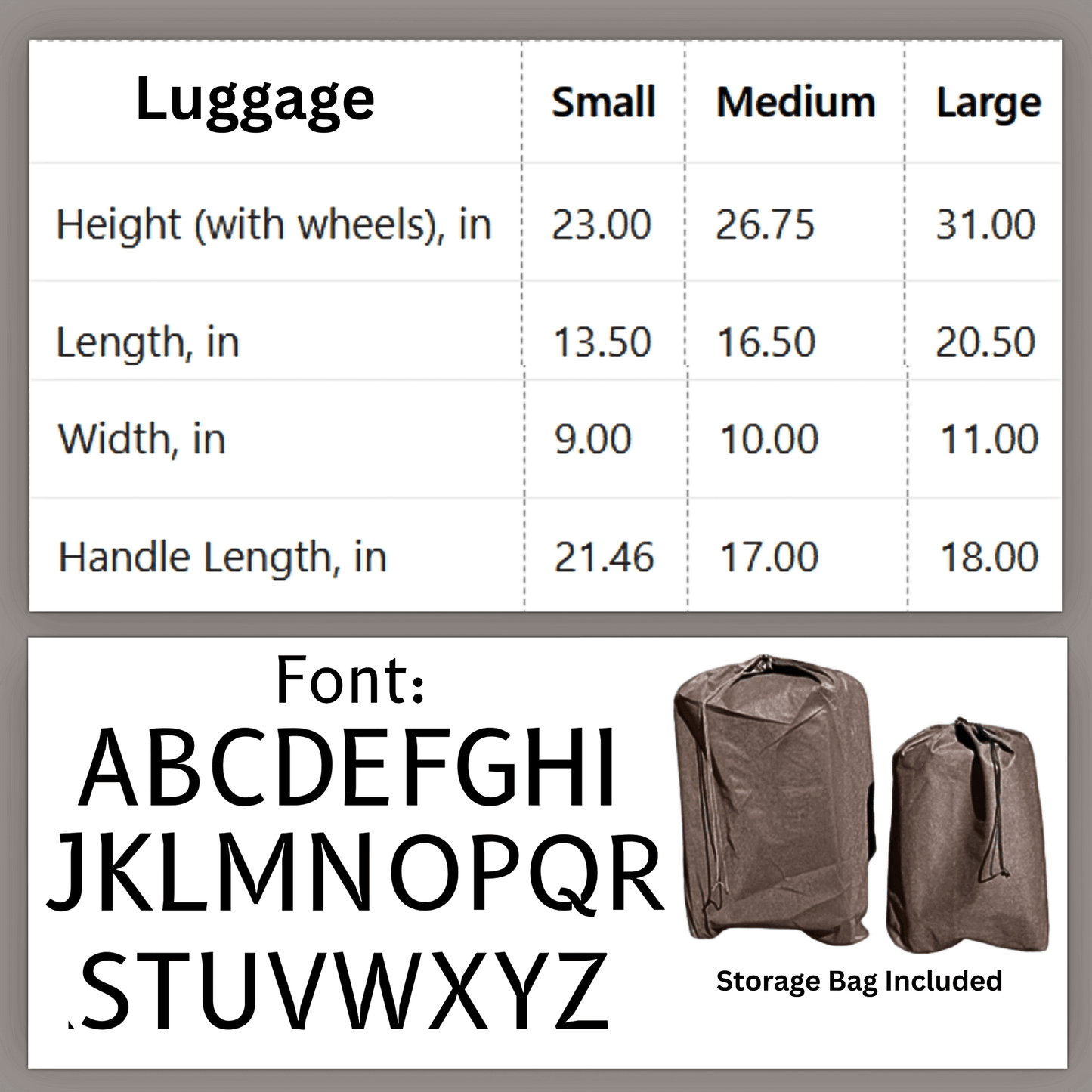 Personalized Luggage For Men Gray Spinner Suitcase