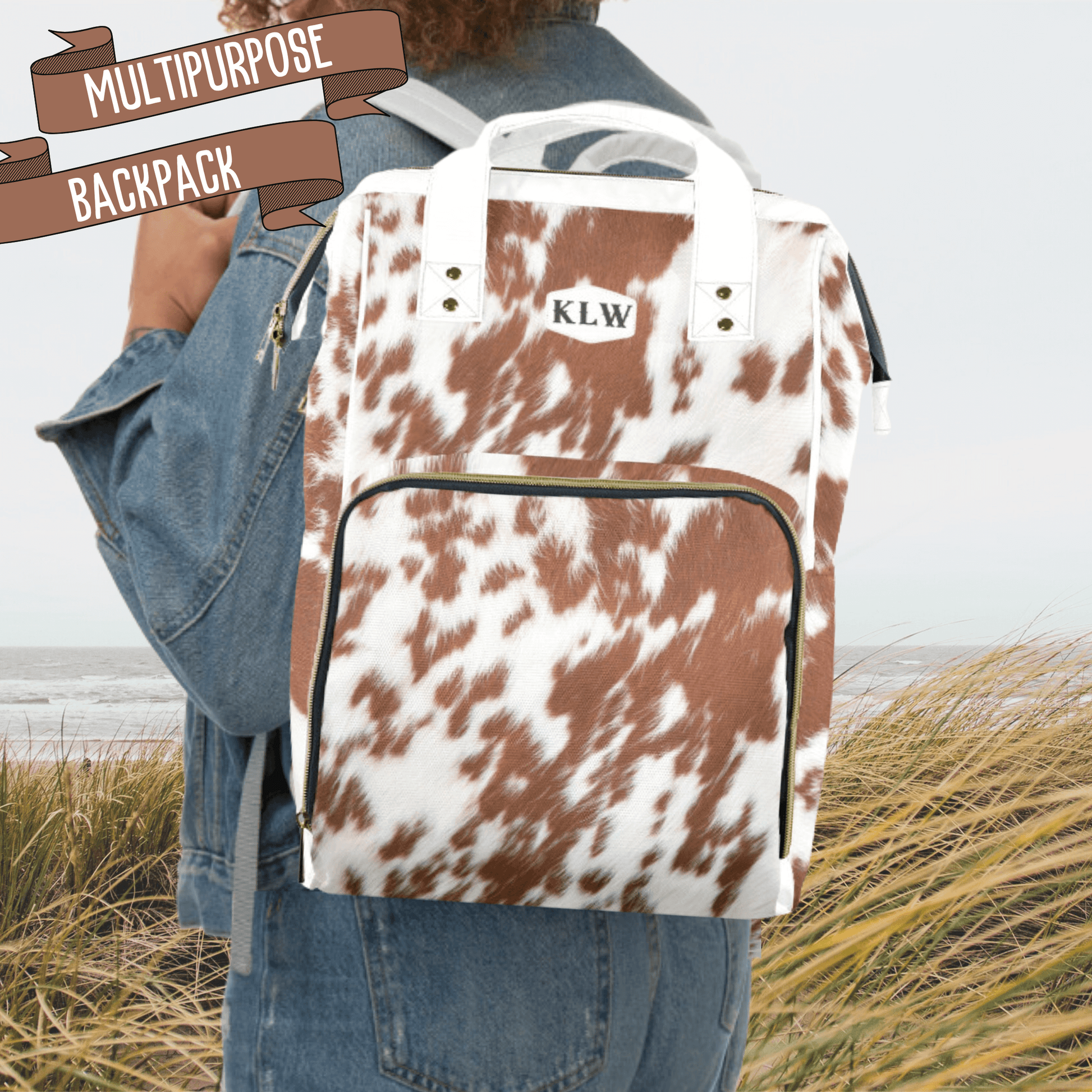 custom western backpack for school doubles as a travel laptop bag