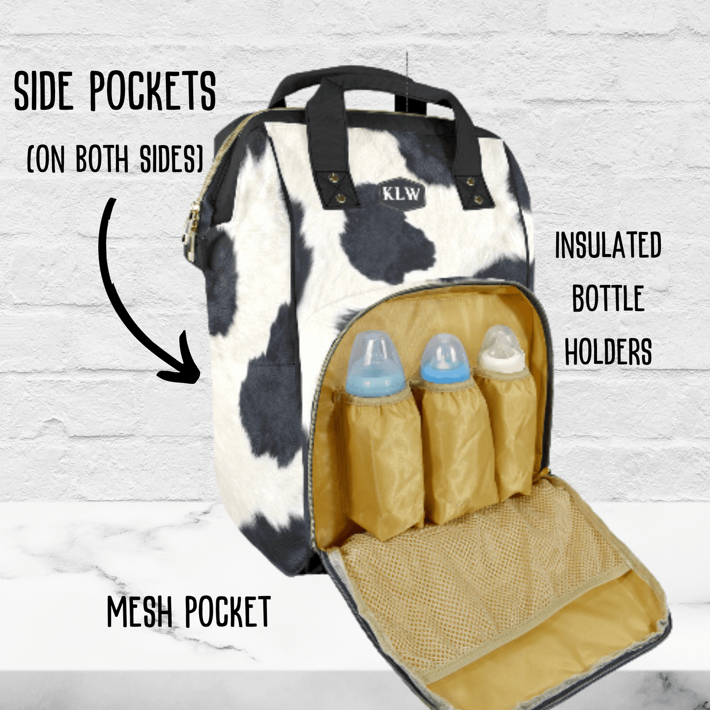 Western Diaper Bag Backpack Gift Idea for Baby Shower