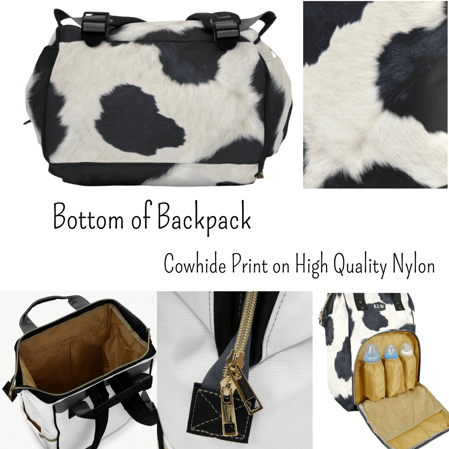 Western Diaper Bag Backpack Gift Idea for Baby Shower