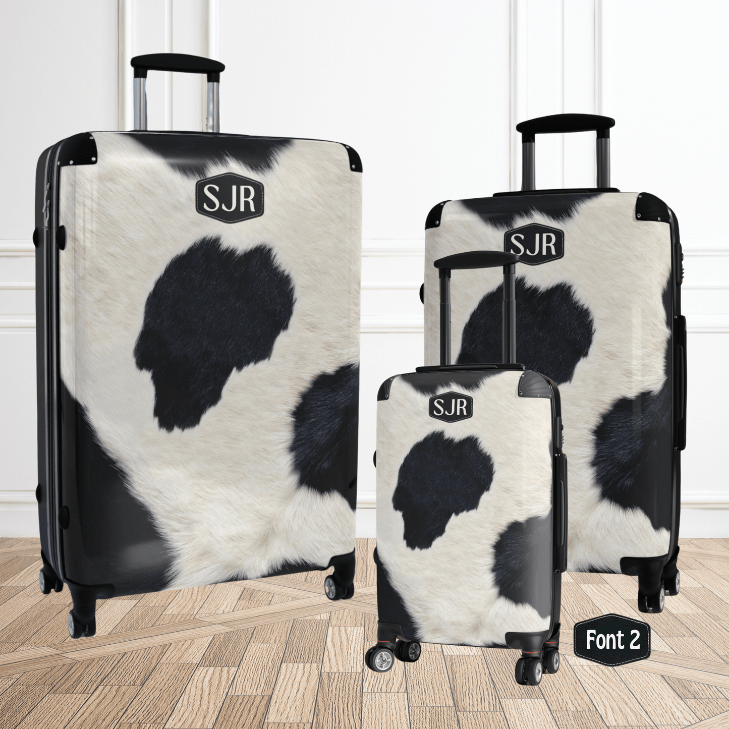 Spinner Suitcase for Women Western Designer Luggage Set