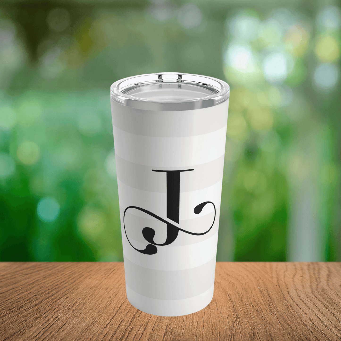20 oz Insulated Tumbler, Elegant Monogrammed Gift for Bridesmaids, Stainless Steel Coffee Mug Travel Cup