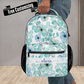 Personalized Backpack for Women Kids Floral School Bag with name Laptop Bag for Girl