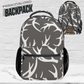 Outdoor Adventure Backpack Deer Antler Pattern Wildlife Design Custom Hunting Gear School Bag Boys Personalized Gift Hunter Enthusiast Durable Construction Multiple Compartments Laptop Travel Bag Daily Carry Essential Camping Trip Companion