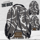 Custom Gift Hunter Enthusiast Personalized Hunting Backpack Deer Antler Pattern Wildlife Design Outdoor Adventure Gear School Bag Boys Men Multiple Compartments Laptop Travel Carry Bag Durable Polyester Construction Daily Use Essential Personalized with name or message