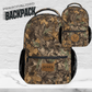 Mens Camo Backpack Personalized Camouflage Boy School Bag 