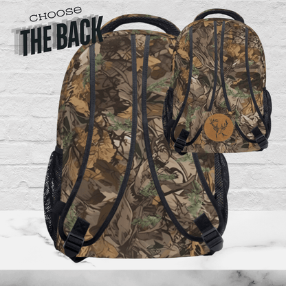 Mens Camo Backpack Personalized Camouflage Boy School Bag