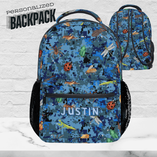 Bug Backpack for Boy, Personalized