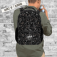 Custom Name Backpack Boys Personalized Black Camo Design School Bag Gift Fish Fisherman Backpack Name Detail Durable Construction Multiple Pockets Storage Travel Carry On Bag Back To School Essential Kids Gear Monogrammed Style Boys Birthday Gift for Kids who love to fish