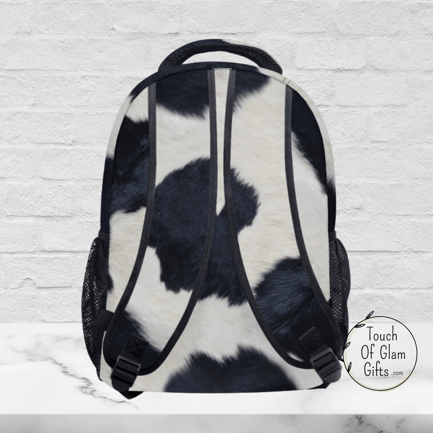 Cowhide Backpack, #3, Western Backpack, Cow Print Carry On, Monogrammed Cow Print Backpack