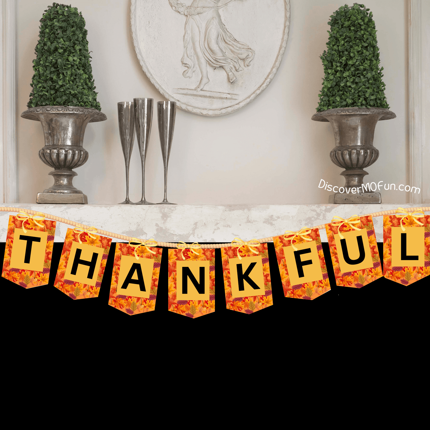 Free Printable: Thankful Banner