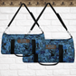 Blue Camo Duffel Bag Personalized Gym Bag Men Boys