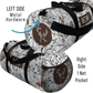 White Camouflage Duffel Bag for Men Kids Weekender Bag Tree Camo
