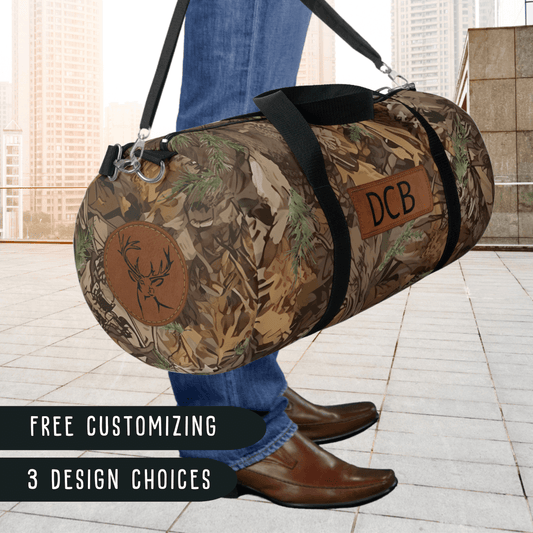 Camouflage Duffel Bag for Men Gift Idea For Kids Boyfriend Husband Hunter