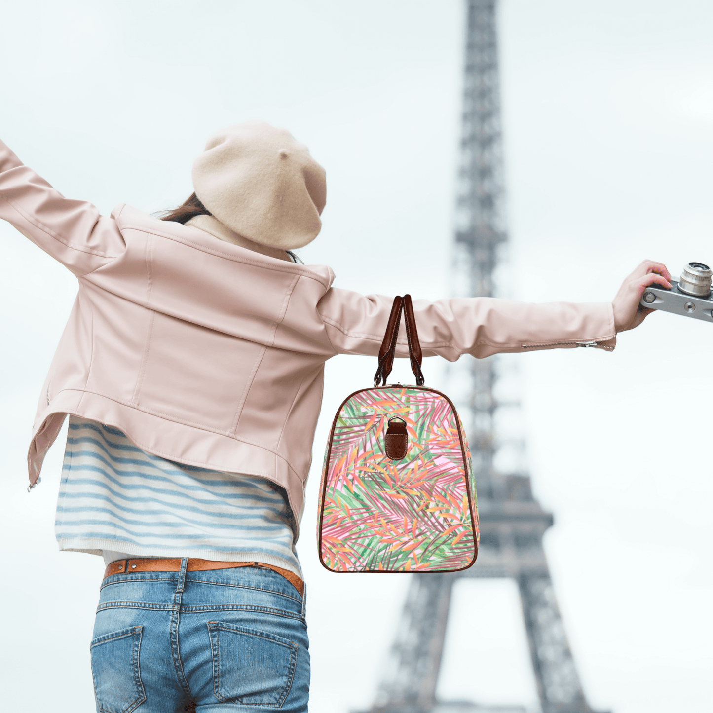 Traveling to Paris to see the Eifel tower requires the perfect stylish bag.
