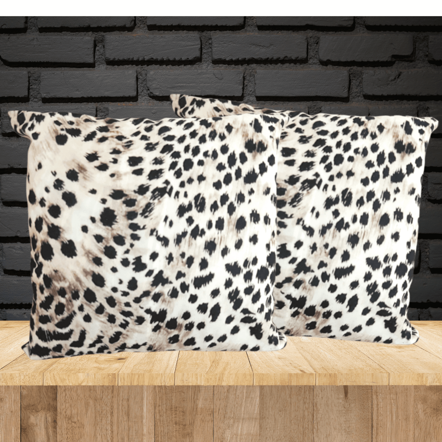 Faux Leopard Print Pillow Cover, Animal Print Pillow, Leopard Print Pillow