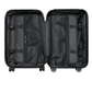 All of our suitcases have built in organizers with two clasps to hold all your personals in when closing.