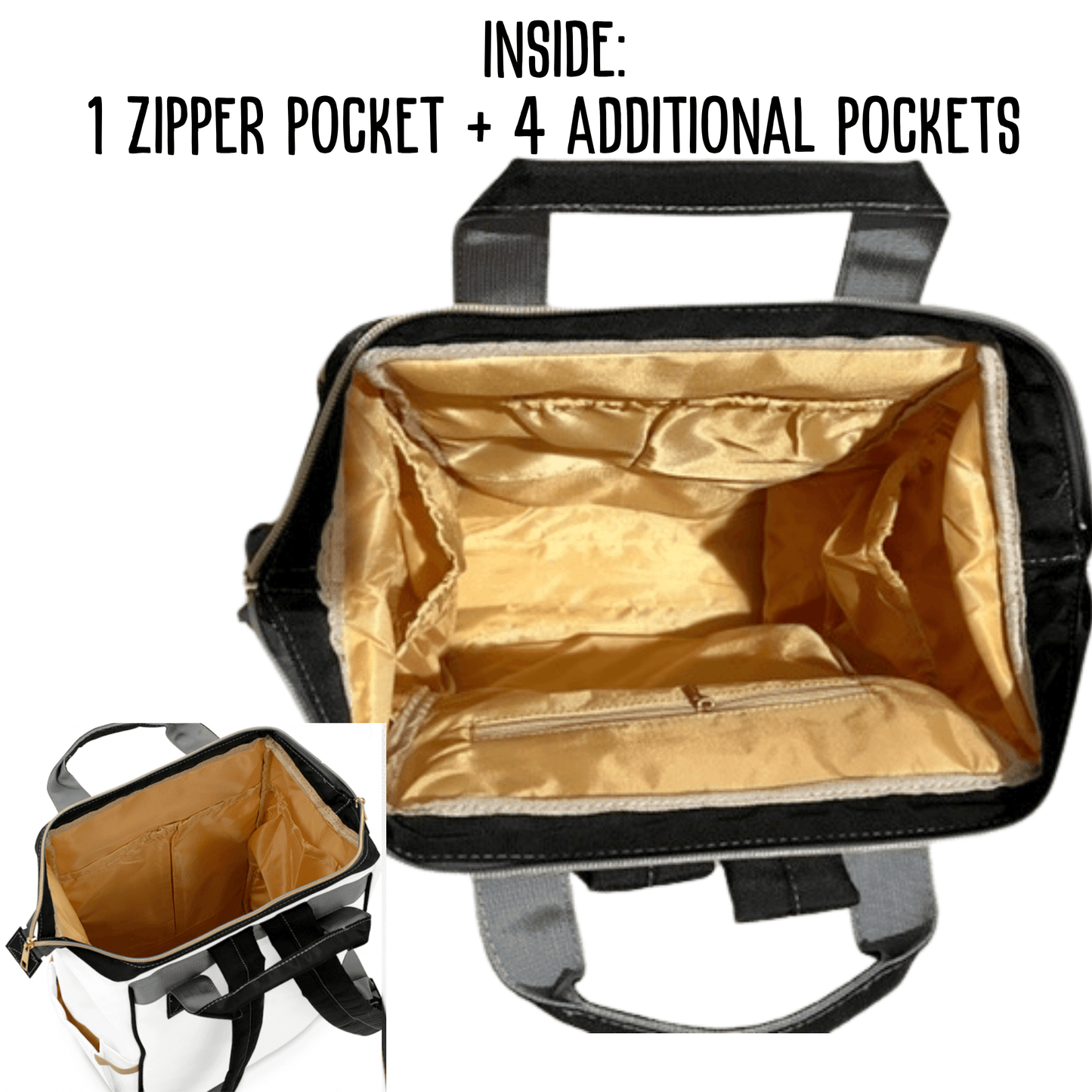 Western Mommy Diaper Backpack, Baby Gear Carryall Bag, New Parent Gift, Infant Toddler Daycare Pack