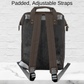 Black Brown Diaper Bag Masculine Baby Backpack