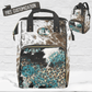Personalized Diaper Backpack Cow Print Backpack Southwestern Bag