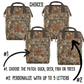 Brown Camouflage Diaper Bag Gift for New Dad Baby Boy Hunter