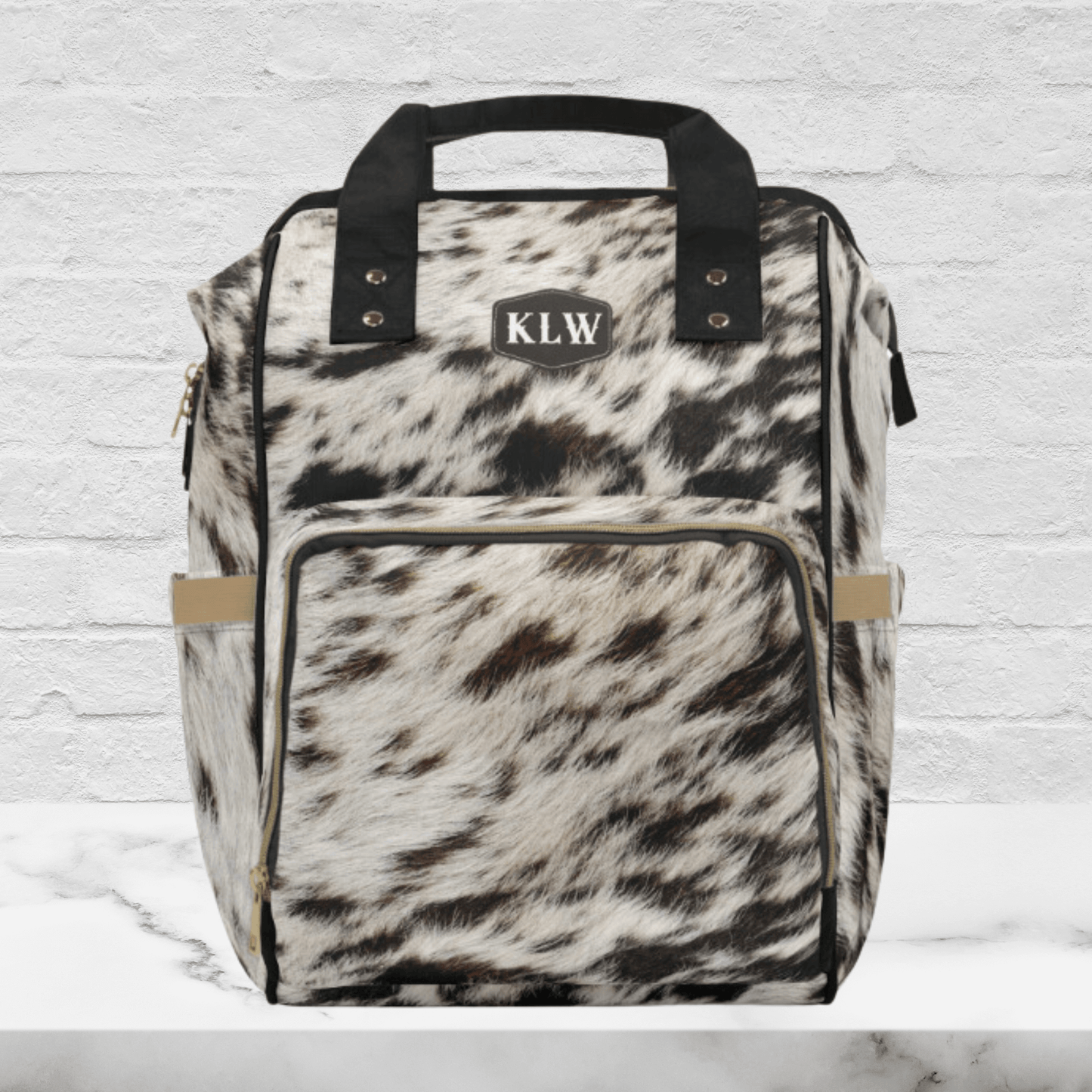 Wholesale: Diaper Bag Backpack, #2, Cowhide Diaper Bag Personalized