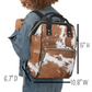 Wholesale: Diaper Bag Backpack, #7, Custom Cowhide Print Diaper Bag Personalized