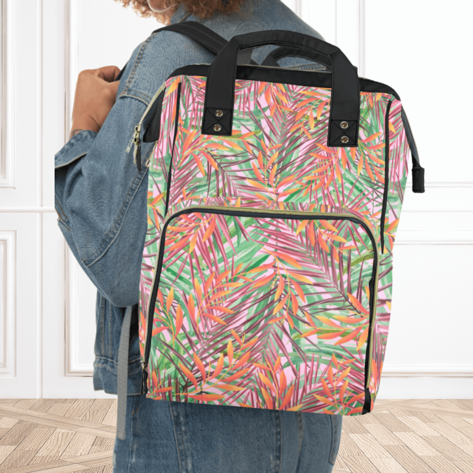 This diaper bag backpack makes the perfect carryon bag even without kids.