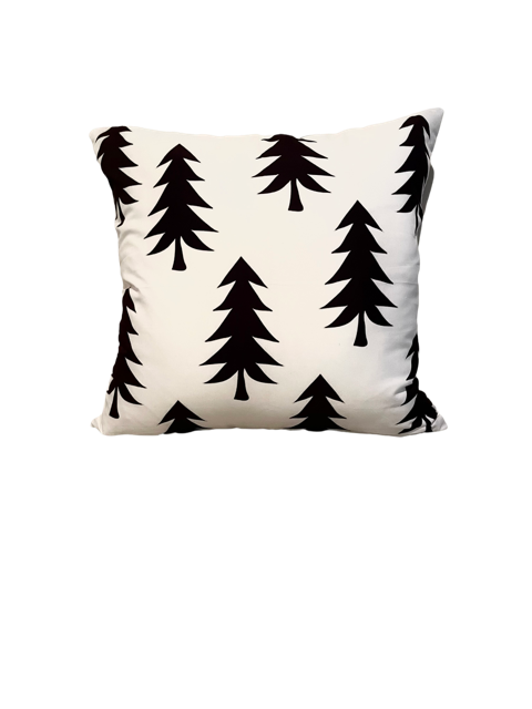Wholesale Throw Pillow Cover: Evergreen Trees Pillow