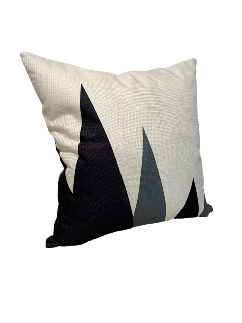 Throw Pillow:  Mountains, Off-White Collection
