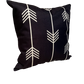 Throw Pillow:  Tribal Arrows, Off-White Collection