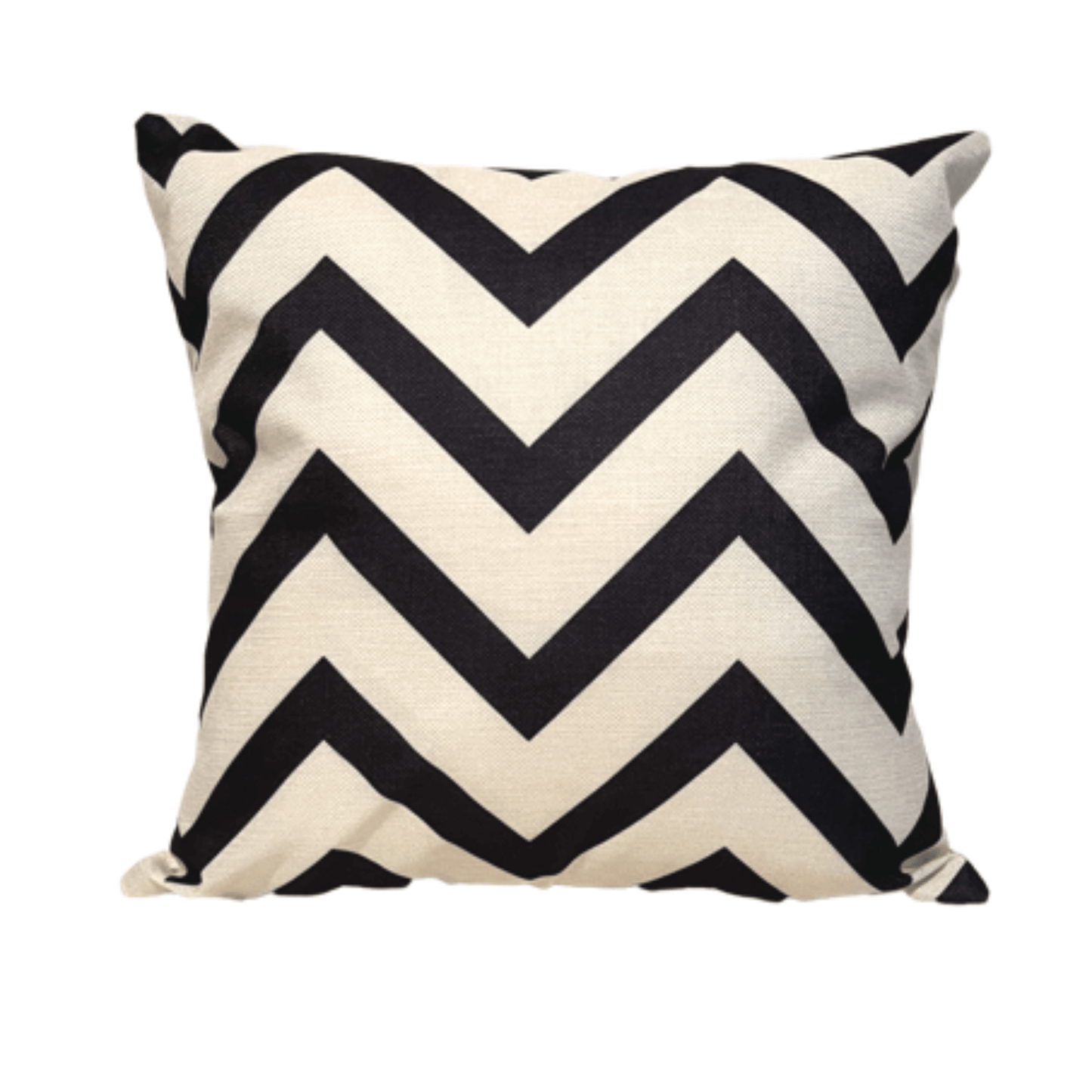 Throw Pillow Covers: Zig Zag, Off-White Collection