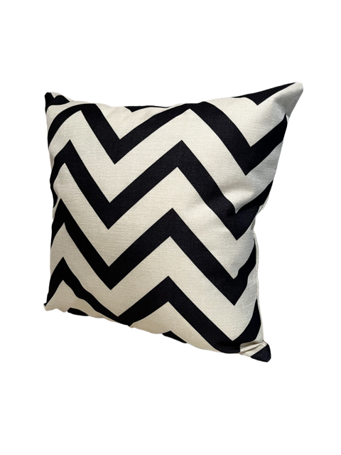 Throw Pillow Covers: Zig Zag, Off-White Collection